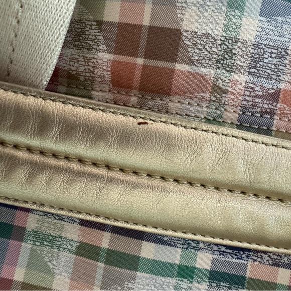 COACH Signature Poppy Madras Backpack M1282-F21886 - Picture 8 of 8